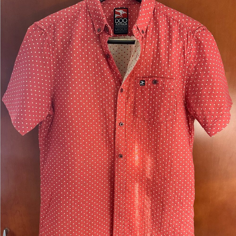 Mens Short Sleeve Shirt 100% Cotton soft material